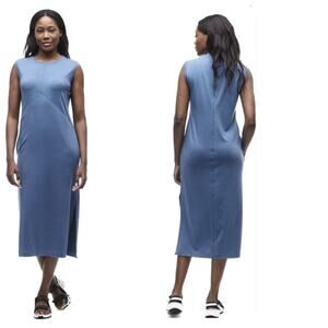 Indyeva Women's Secar Jersey Drirelease Dress Blue Periwinkle Size M